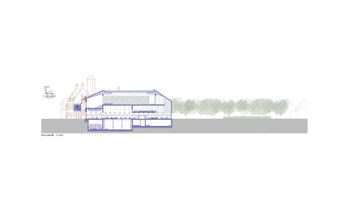 Centro Audiovisual Alkmaar ampliacion Diseño plano Cruz y Ortiz Arquitectos