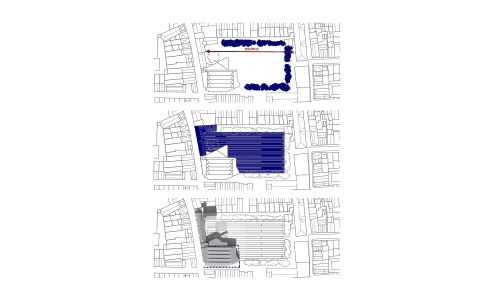 Ampliación de Centro Audiovisual Alkmaar Diseño de esquema de intervención de Cruz y Ortiz Arquitectos