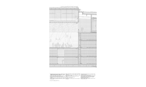 Centro de Colecciones de Museos Diseño de plano de detalle de Cruz y Ortiz Arquitectos