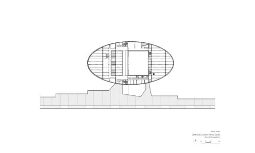 Centro de Control del Aeropuerto de Sevilla Diseño del Plano de Planta Tercera Cruz y Ortiz Arquitectos