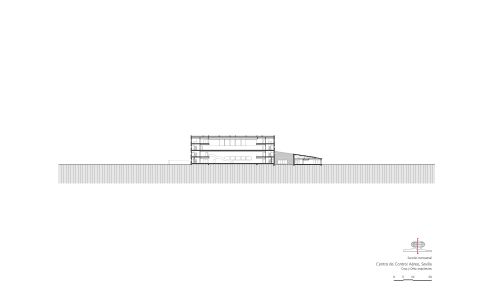 Centro de Control del Aeropuerto de Sevilla Diseño del Plano de Seccion Transversal Cruz y Ortiz Arquitectos