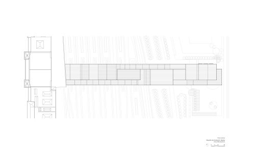 Estacion de Ferrocarril en Basilea Diseño del Plano de Planta Cubierta Cruz y Ortiz Arquitectos