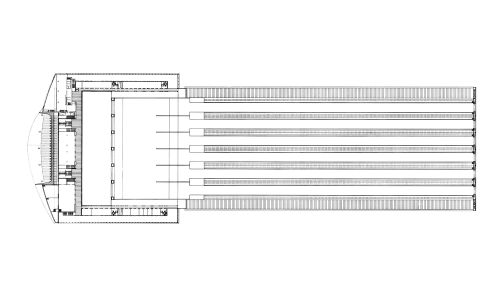 Estacion de Santa Justa Diseño del Plano de las plantas de la Oficina Cruz y Ortiz Arquitectos