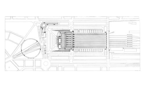 Estacion de Santa Justa Diseño del Plano de acceso Cruz y Ortiz Arquitectos