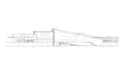 Estacion de Santa Justa Diseño del Plano de la planta longitudinal Cruz y Ortiz Arquitectos