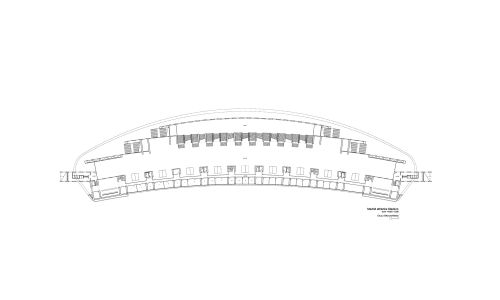 Plano Peineta Estadio Atletismo Madrid Diseño plano Cruz y Ortiz Arquitectos CYO planta