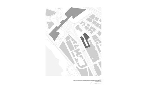 Administración General del Estado en Cadiz Diseño de plano de situación de Cruz y Ortiz Arquitectos