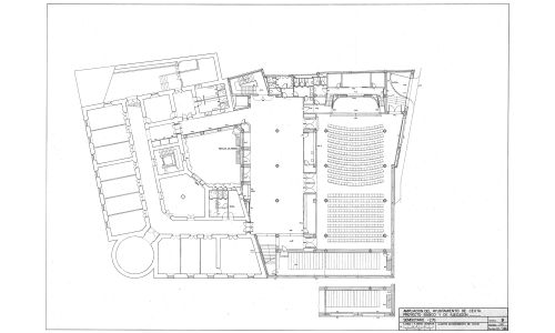 Ayuntamiento de Ceuta Diseño plano Cruz y Ortiz Arquitectos CYO planta semisotano