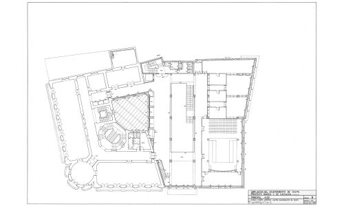 Ayuntamiento de Ceuta Diseño plano Cruz y Ortiz Arquitectos CYO planta principal