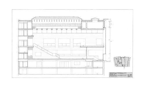 Ayuntamiento de Ceuta Diseño plano Cruz y Ortiz Arquitectos CYO seccion longitudinal