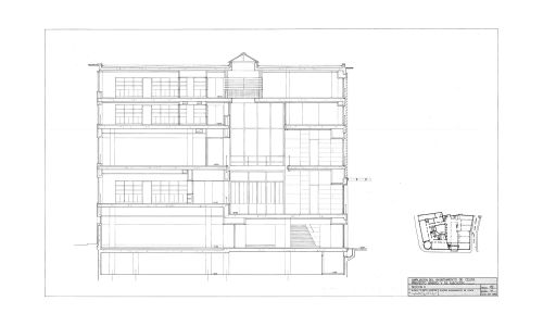 Ayuntamiento de Ceuta Diseño plano Cruz y Ortiz Arquitectos CYO seccion transversal