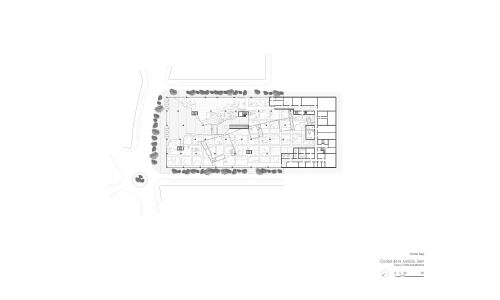 Ciudad de la Justicia de Jaén Diseño de plano de planta baja de Cruz y Ortiz Arquitectos