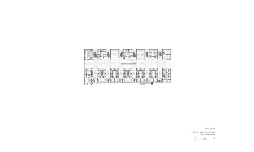 Ciudad de la Justicia de Jaén Diseño de plano de planta segunda de Cruz y Ortiz Arquitectos