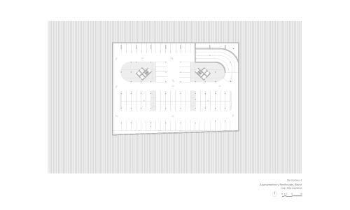 Apartamentos Penthoses en Beirut Diseño plano de planta sótano -3 de Cruz y Ortiz Arquitectos