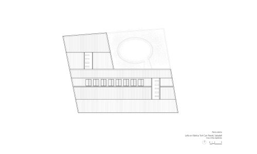 Lofts en Fabrica de Sabadell en Barcelona Diseño de plano de planta cubierta de Cruz y Ortiz Arquitectos