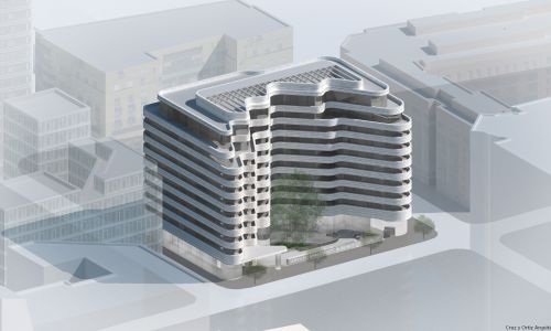 Apartamentos Penthoses en Beirut Diseño de vista aerea de terrazas y cubierta de Cruz y Ortiz Arquitectos