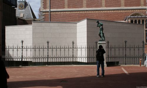 Asian Pavilion de Rijksmuseum en Amsterdam Diseño exterior de fachaa de piedra Cruz y Ortiz Arquitectos