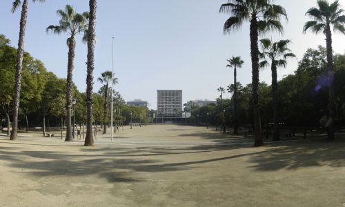 Biblioteca de la Universidad de Sevilla Diseño de exterior y parque Cruz y Ortiz Arquitectos