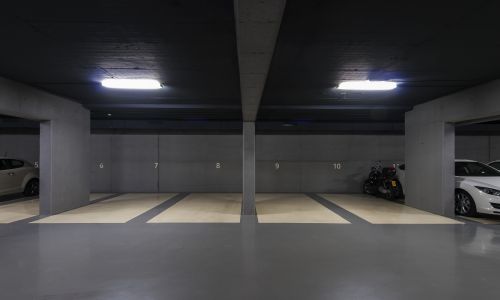 Complejo Residencial de Manresa Diseño de garajes y aparcamientos acabado en hormigón de Cruz y Ortiz Arquitectos