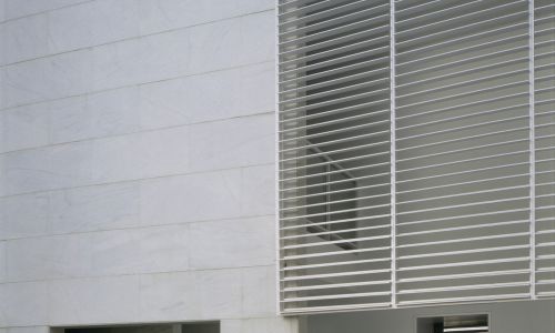 Consejeria Cultura Sevilla Design exterior oficinas escalera detalle Cruz y Ortiz Arquitectos