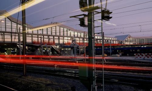 Estacion de Ferrocarril en Basilea Diseño Exterior del puente y la pasarela Cruz y Ortiz Arquitectos