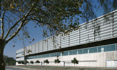 Estadio de Chapin en Jerez Cadiz Diseño del exterior Cruz y Ortiz Arquitectos