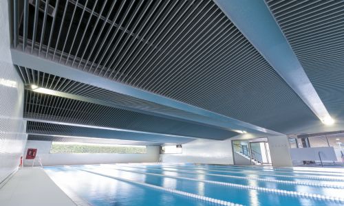 Estadio de Chapin en Jerez Cadiz Diseño del interior Centro de Alto Rendimiento con Piscina Cruz y Ortiz Arquitectos