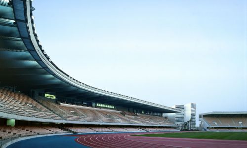 Estadio de Chapin en Jerez Cadiz Diseño del interior graderios pista y Hotel Cruz y Ortiz Arquitectos