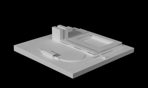 Estadio de Futbol y Eventos en Lugano Diseño de maqueta Cruz y Ortiz Arquitectos