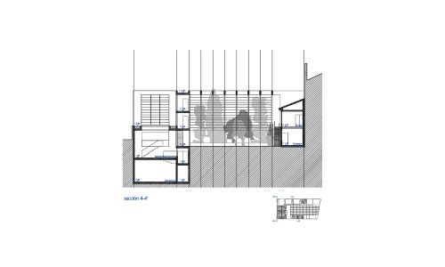 Fundacion Giner de los Rios en Madrid Diseño del Plano de la Seccion Transversal Cruz y Ortiz Arquitectos