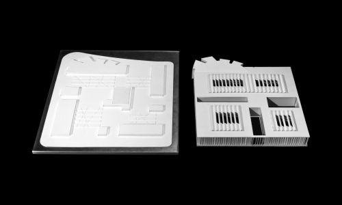 Gerencia de Urbanismo de Sevilla Diseño de maqueta de envolvente y planta de Cruz y Ortiz Arquitectos