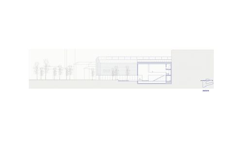 Ampliación de Museo de Arte Diocesano en Milan Diseño de plano de sección transversal de Cruz y Ortiz Arquitectos