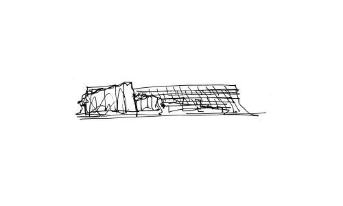 Museo de la Evolucion Humana en Burgos Diseño del Croquis Cruz y Ortiz Arquitectos