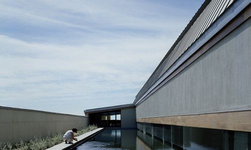 Museo del Mundo Marino Diseño Exterior del Estanque del Agua y la luz Cruz y Ortiz Arquitectos