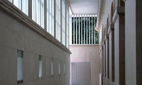 Museo del Mar Baluarte de la Candelaria Diseño Exterior de la loggia y celosía Cruz y Ortiz Arquitectos