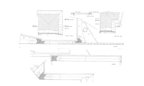 Museo del Mar Baluarte de la Candelaria detalles de cubierta de galeria Cruz y Ortiz Arquitectos