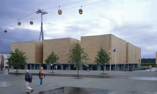 Pabellon de España en la Expo 2000 en Hannover Diseño Exterior del Corcho Cruz y Ortiz Arquitectos