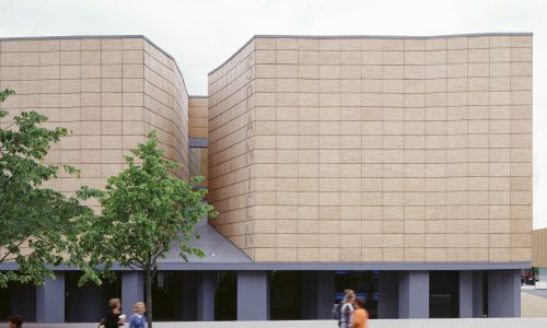 Pabellon de España en la Expo 2000 en Hannover Diseño del Exterior con las paredes de Corcho Cruz y Ortiz Arquitectos