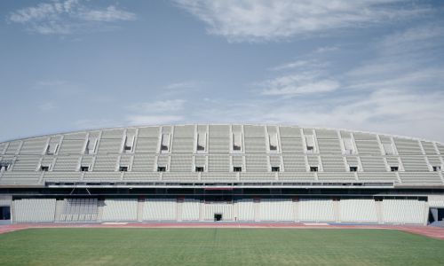 Peineta Estadio Atletismo Madrid Diseño exterior perfil graderio pista palcos Cruz y Ortiz Arquitectos