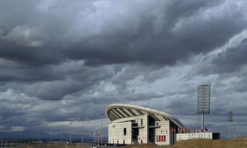 Peineta Estadio Atletismo Madrid Design exterior perfil paisaje voladizo Cruz y Ortiz Arquitectos