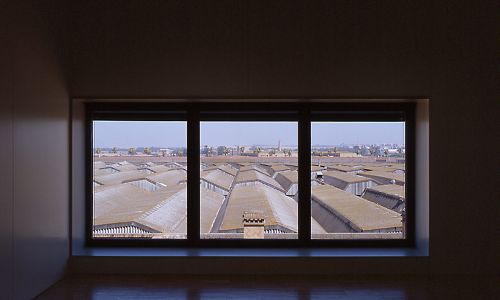 Servicios Centrales JJAA en Sevilla Diseño adaptación Detalle Interior de la Ventana Cruz y Ortiz Arquitectos