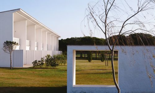 Urbanizacion Sancti Petri de Chiclana Cadiz Diseño Exterior del jardin y del campo de golf Cruz y Ortiz Arquitectos