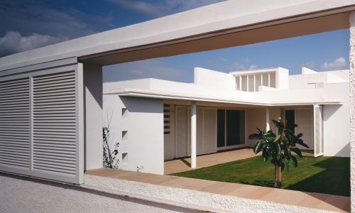 Urbanizacion Sancti Petri de Chiclana Cadiz Diseño Exterior de la Ventana Cruz y Ortiz Arquitectos