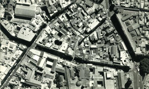 Viviendas en la Calle María Coronel de Sevilla vista aérea del centro histórico Cruz y Ortiz Arquitectos