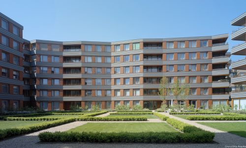 Viviendas el Patio Sevilla en Ceramique Maastricht Diseño del Patio y Jardin con Paisajismo Cruz y Ortiz Arquitectos