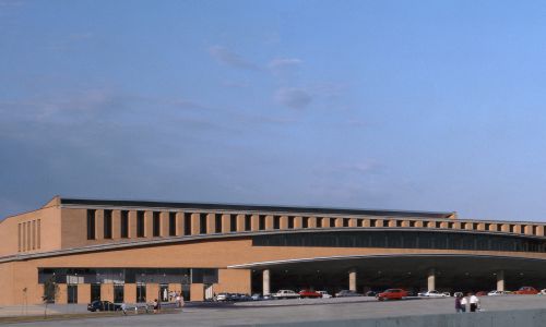 Estación de Santa Justa Diseño Exterior del lateral Cruz y Ortiz Arquitectos