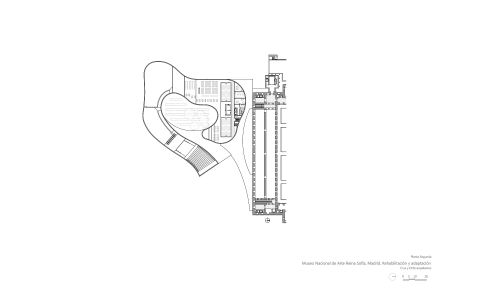 Museo Reina Sofia ampliacion y Diseño del plano de la Planta Segunda Cruz y Ortiz Arquitectos