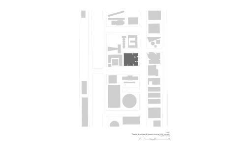 Pabellon de España en la Expo 2000 en Hannover Diseño del Plano de Situacion Cruz y Ortiz Arquitectos