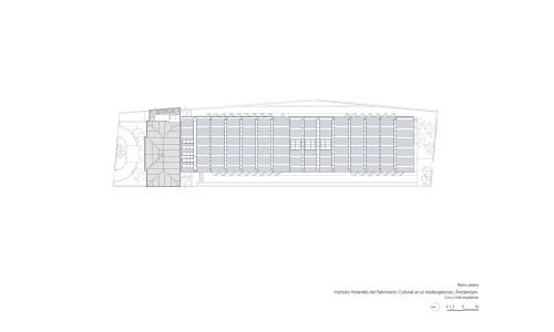 Instituto holandes del patrimonio de cultura en atelier Diseño de plano de planta cubierta Cruz y Ortiz Arquitectos