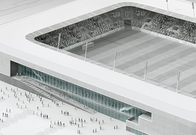 Cruz y Ortiz Arquitectos | Football Stadium for Lausanne ...
